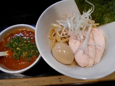 「辛味鶏白湯つけ麺（並）900円」@地鶏白湯専門 麺屋とりこの写真