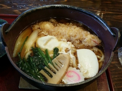 「なべ焼きうどん　1080円」@蕎麦処 ささいの写真