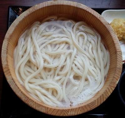 「釜揚（大）390円」@丸亀製麺 山形店の写真