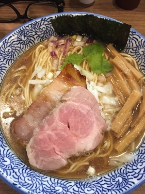 「極上煮干しそば」@煮干しつけ麺 宮元の写真