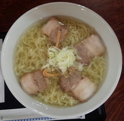 「会津山塩ラーメン大盛820円」@山喜の写真