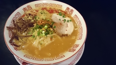 「辛味噌とんこつ麺＋替玉」@麺や 六助の写真