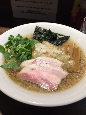 「【限定】燕三条系 背脂煮干ラーメン¥730」@つけ麺 一燈の写真