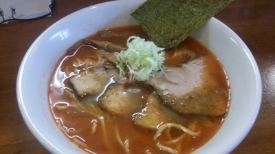 「辛味ラーメン」@自家製麺 ラーメン慶の写真