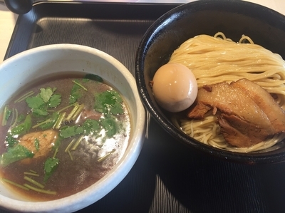 「あっさり端麗半熟味玉煮干しつけ麺（900円）」@煮干し中華そば 一燈の写真