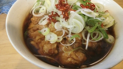 「ジャンボゲソそば」@一○そばの写真