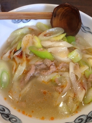 「めん坊のねぎそば」@ラーメン創作麺処 めん坊の写真