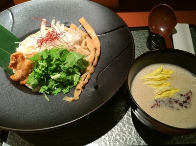 「桜島純鶏つけsoba」@三代目 晴レル屋の写真