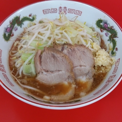 「ラーメン小(６７０円)」@赤ひげラーメン 那覇松山店の写真