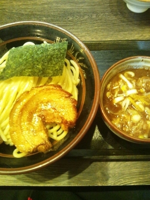 「つけ麺（中盛り・味玉トッピング）」@笹はらの写真