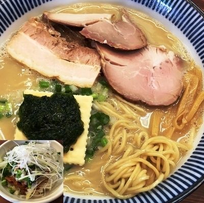 「【限定】Ｓｕｐｅｒ Ｂｉｒｄ ～濃厚鶏白湯～ ＋ルーロー風飯」@良温(Ra-on)の写真