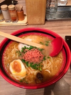 「エビ味噌ラーメン」@えびそば一幻 新千歳空港店の写真