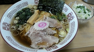 「昔ながらの中華そば＋ネギ」@㐂九家の写真