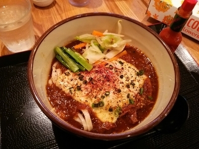 「チーズカレーうどん」@笑乃讃の写真