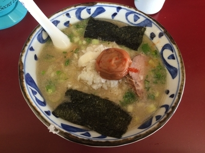 「みぞれラーメン」@がんこや かるがんラーメン 千代田本店の写真