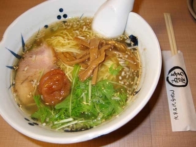 「梅しおらーめん　750円」@与ろゐ屋の写真