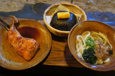 「山賊うどん(560円)+税他」@いろり山賊 玖珂店の写真