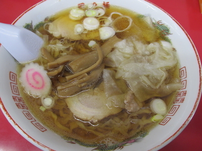 「ワンタンメン　「800円」」@岡崎麺の写真
