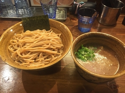 「ベシポタつけ麺（胚芽麺、中盛） 800円」@ベジポタつけ麺 えん寺の写真
