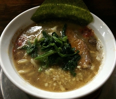 「ラうどん（太麺） 130グラム　ショウガ 700円」@ラーメン ヤスオの写真