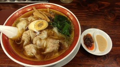 「ミニワンタンメン（醤油） 604円」@広州市場 西新宿店の写真