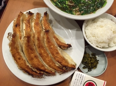 「ギョーザライス」@銀座 天龍 本店の写真