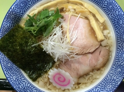 「背脂煮干しそば 750円」@溝ノ百合の写真