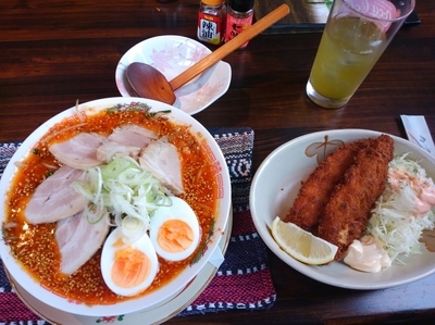「味噌ラーメン」@炭火ダイニング光秀の写真