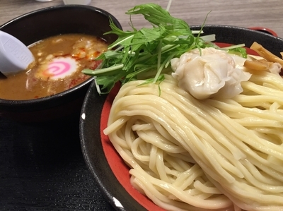 「海老つけ麺800円 (大盛 +100円)」@麺屋 心 イオンモール幕張新都心店の写真