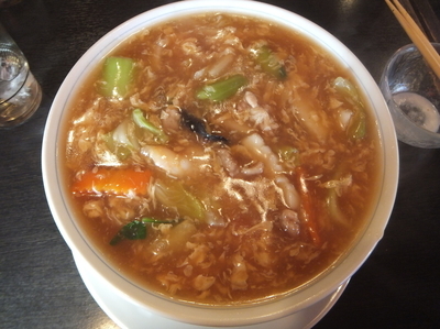 「赤門ラーメン880円(クーポンでゴマ団子無料)」@赤門の写真