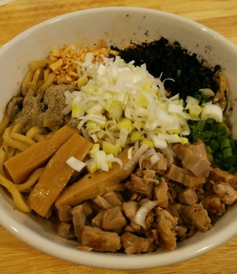 「活龍まぜそば(並)780円」@つけめん・らーめん活龍 荒川沖店の写真