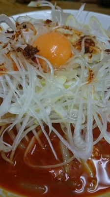 「「超激辛！赤い味噌」880円」@九州大分ラーメン 麺恋亭 中華街店の写真