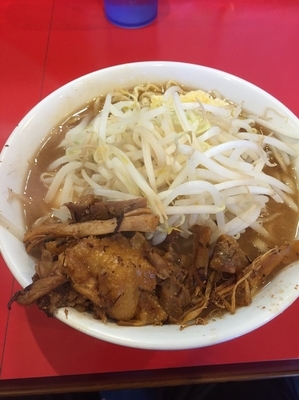 「ミニラーメンニンニク鶏ほぐし」@麺屋 桐龍の写真