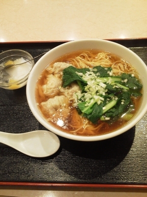 「ワンタン麺750円」@中国料理 蒔田飯店の写真