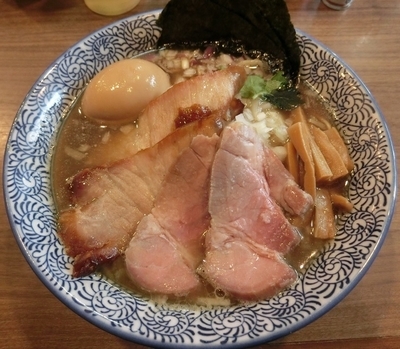 「特製極上煮干しそば」@煮干しつけ麺 宮元の写真