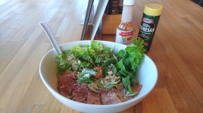 「カルボナーラCafeソバ」@湖麺屋 Reel Cafeの写真