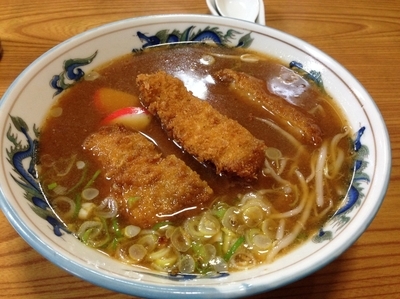 「カツ入り味噌ラーメン　￥７５０」@柳橋 一八の写真