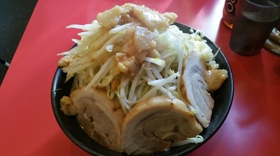 「味噌ラーメン全マシ（大盛)　小豚」@ドン-キタモトの写真
