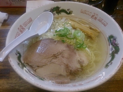 「朝専用中華ソバ 塩味」@らあめん 寸八 総本店の写真