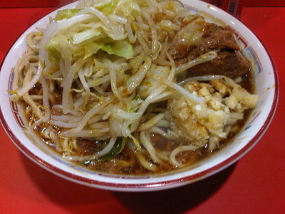 「小ラーメン ニンニクカラメ (700円)」@ラーメン二郎 仙川店の写真