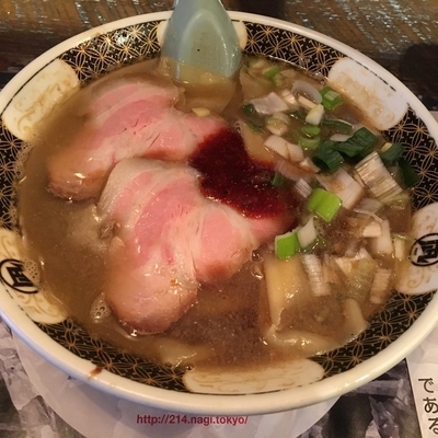 「すごい煮干しラーメン」@すごい煮干ラーメン凪 五反田西口店の写真