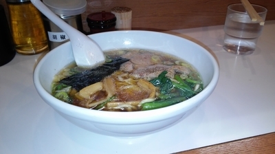 「朝らぁめん」@らぁめん ほりうち 新橋店の写真