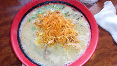 「豚辛ネギそば」@豚そば 成の写真