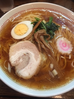 「中華そば、大盛り」@中華そば 光来の写真