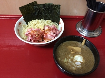 「3店舗合同 年越し特製つけ麺 900円」@らーめん 武丸の写真