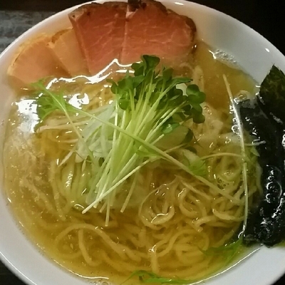 「【新メニュー】白トリュフ薫る貝と煮干しのそば　７３０円」@中華そば 先崎の写真