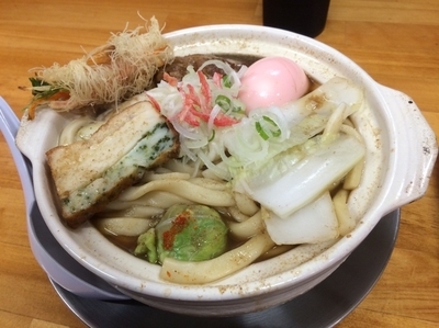 「鍋焼きらうどん」@中華そば ひらこ屋の写真