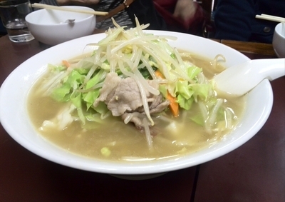 「タンメン  830円」@ラーメン中本 新宿店の写真