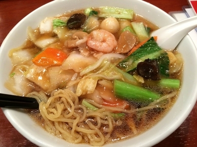 「五目あんかけそば(838円)」@福泰酒家 ファッションクルーズニューポート ひたちなか店の写真