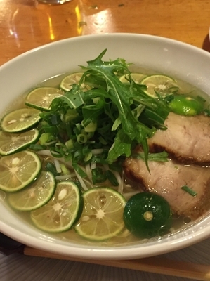 「すだちラーメン」@らーめん 川當の写真